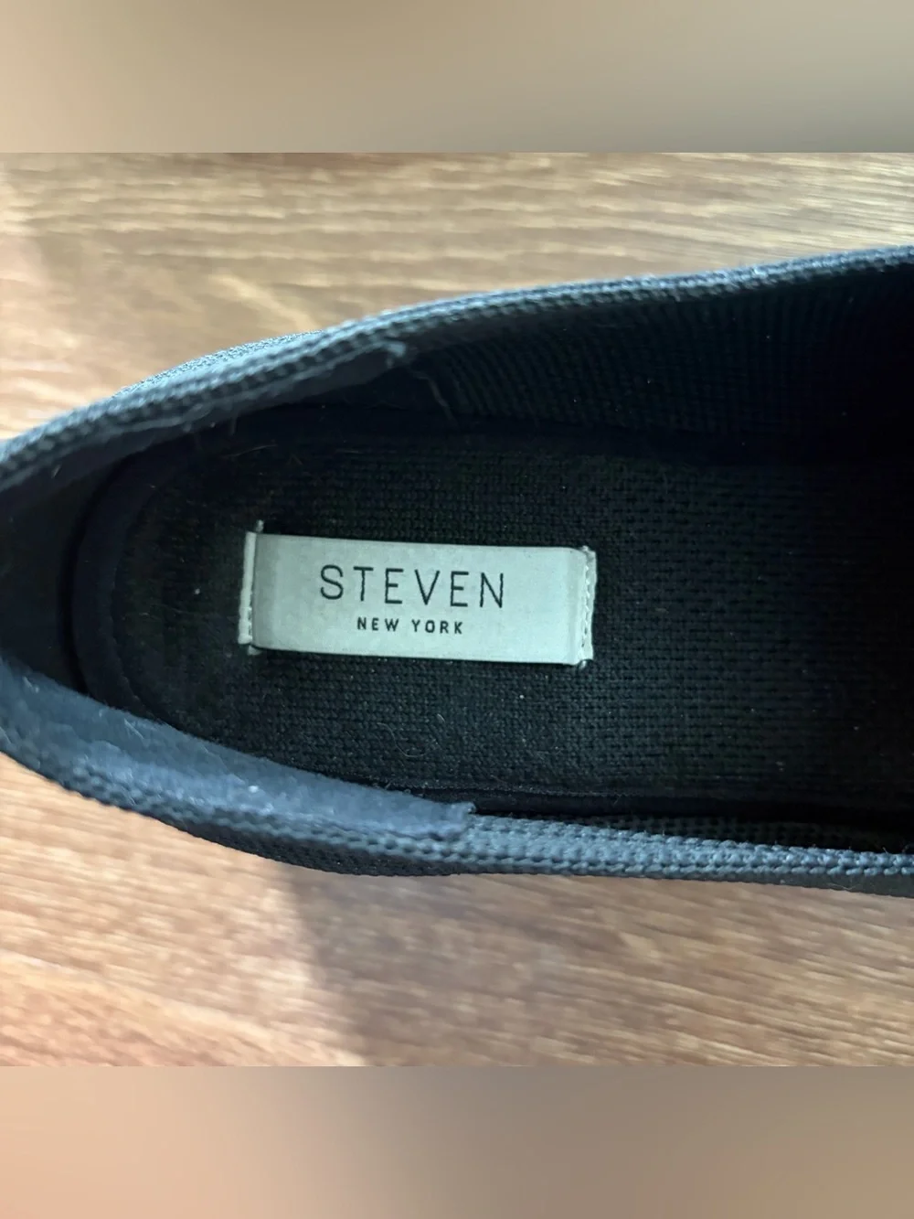 Steven New York Black Slip-On ladies Loafers Size 9.5